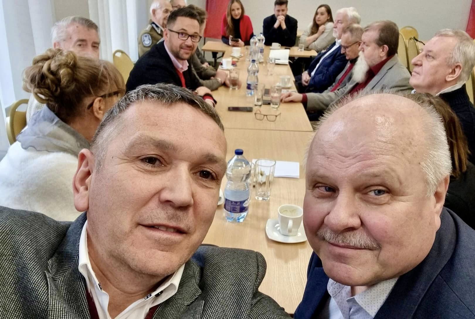 2023 03 06 spotkanie ze stow. służb mundurowych z udziałem Sekretarzy z Warszawy 2